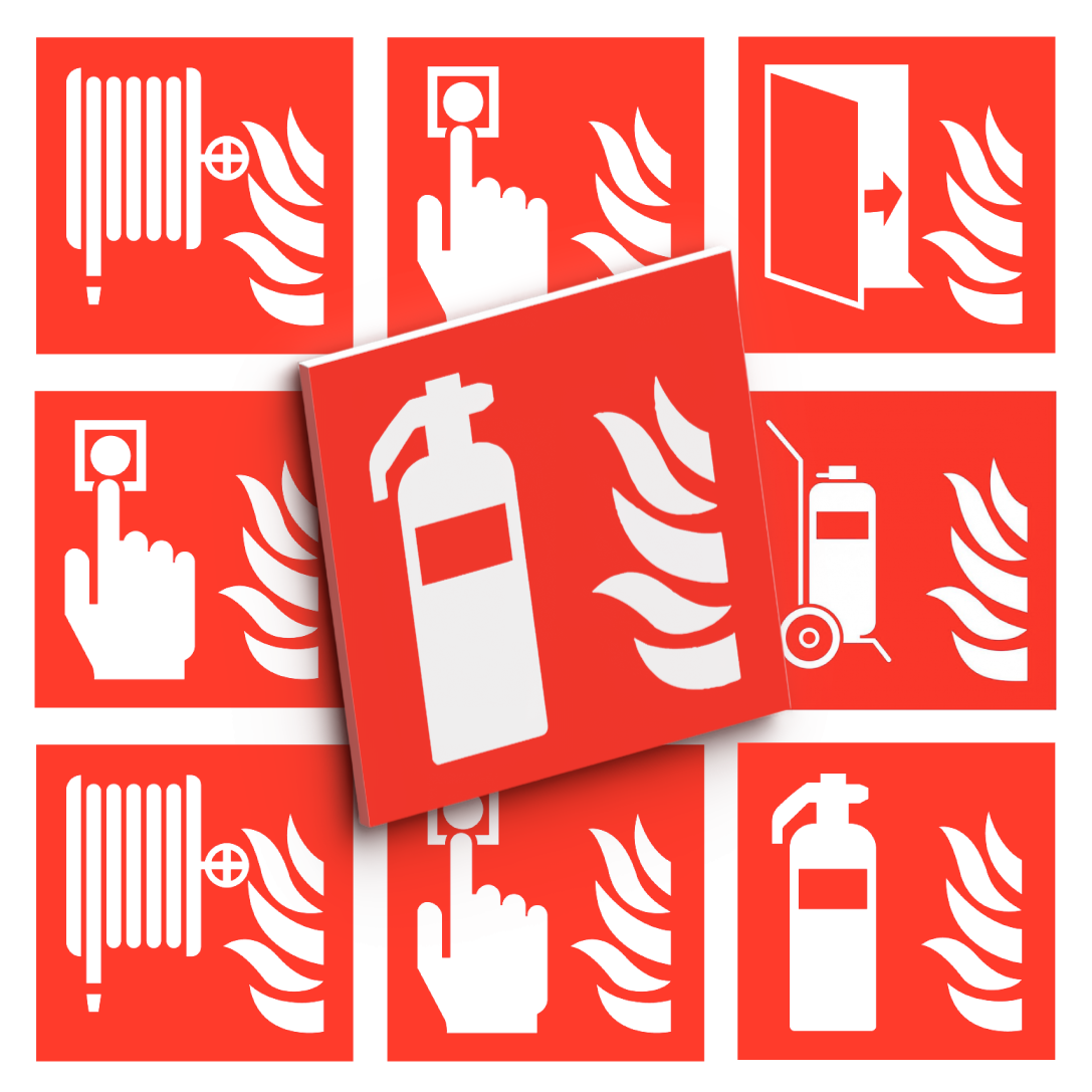 Brandbeveiligheid - piktogrammen