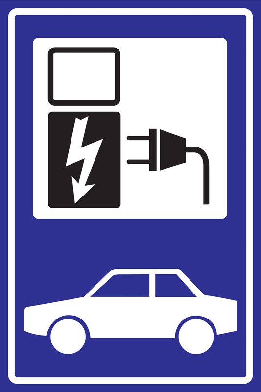 Borden voor "laadpunt elektrische auto"